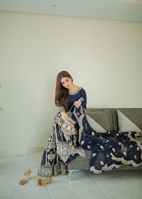 Anchal - Traditional Embroidered Suit