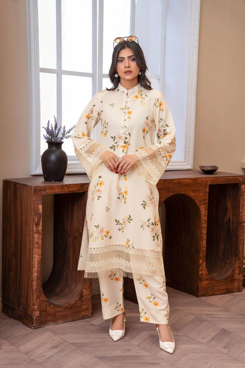 Eileen - 2pc Stiched D3-Pl Pakistani Dress