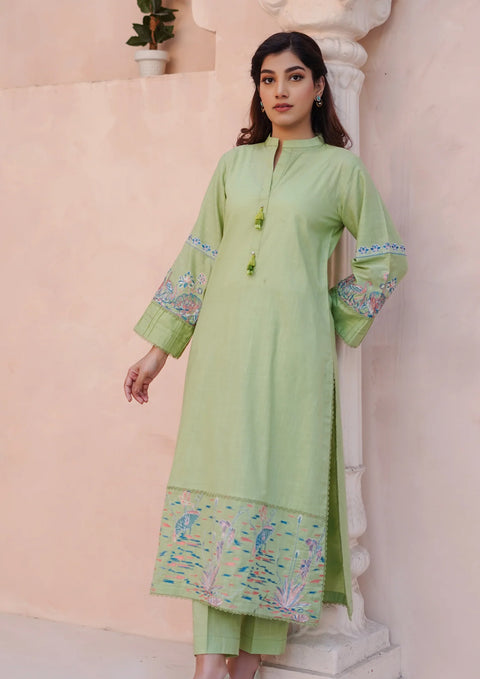JASHAN- Stitched 2Pc Embroidered Intermix Lawn JASHAN-S25-0046