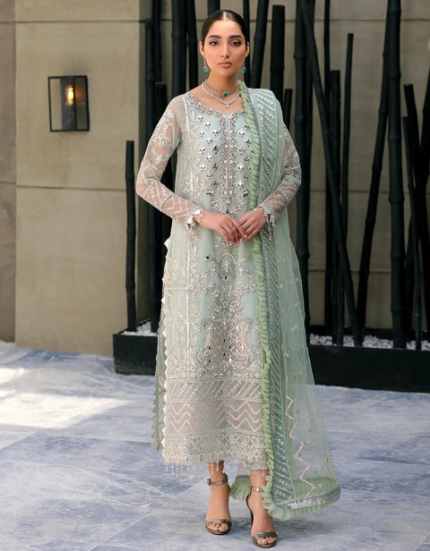 Emaan Adeel - BL-410 3PC Unstitched Festive Wear Dress