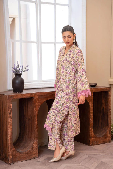 Eileen - 2pc Stiched D1-Pl Pakistani Dress