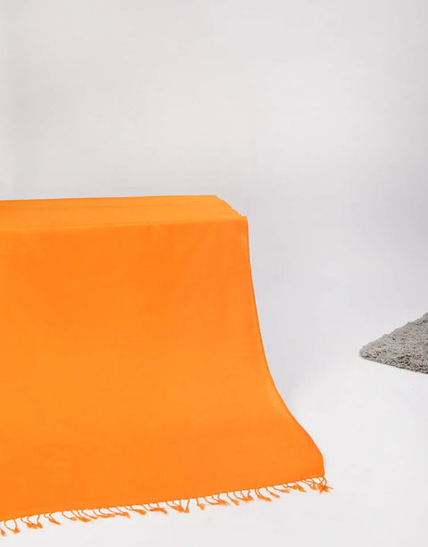 KHAS STORES - Plain Wool Shawl-Mustard