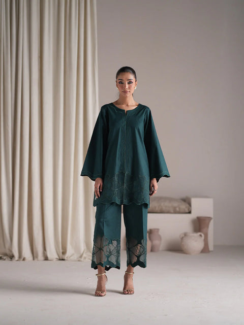 Faiza Faisal - Forest Calm | 2Pc Stitched Pakistani Dress