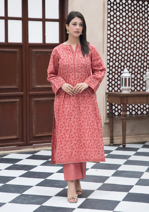 YoloPret - Stitched 2Pc Digital Printed Cotton Lawn JASHAN-S25-0068