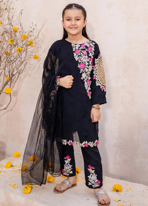 Pearl Cape Dress - Black