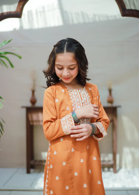 Butterscotch Orange Straight Shirt & Trouser KST 158