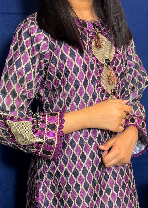 1179 - Purple - Two Piece Suit