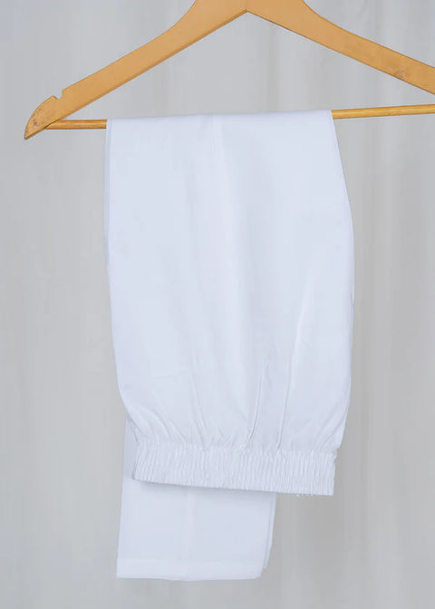 348499 White Trouser (100% Cotton)