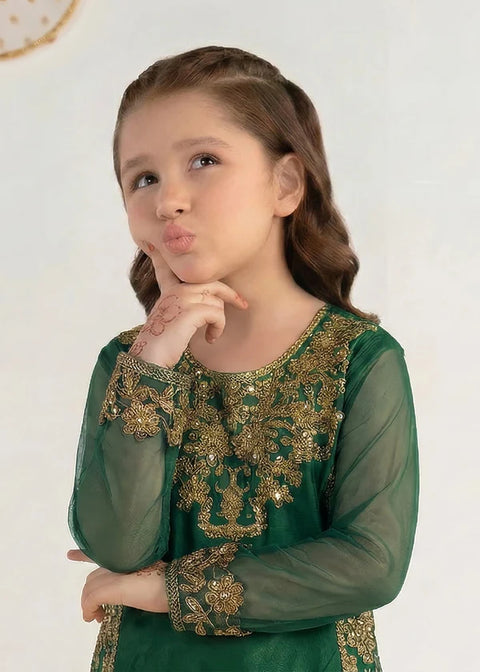 Green Festive Sharara