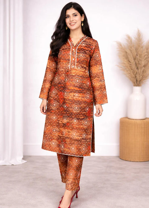 Brown Floral