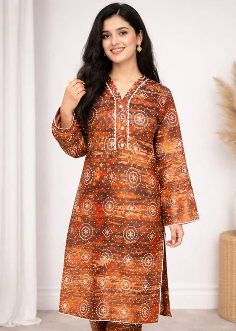 Brown Floral
