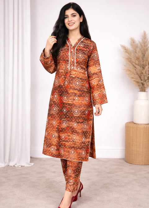 Brown Floral