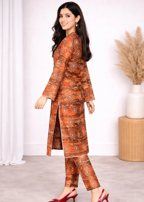 Brown Floral