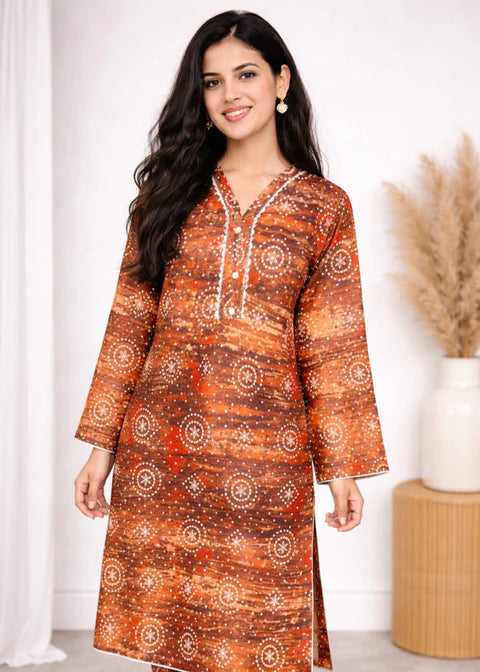 Brown Floral