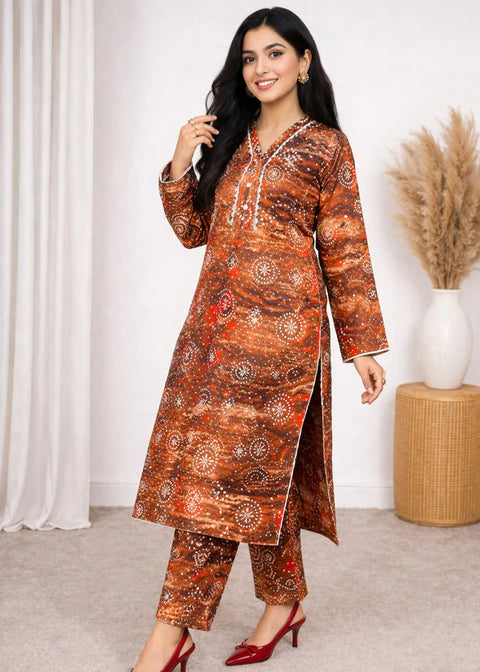 Brown Floral