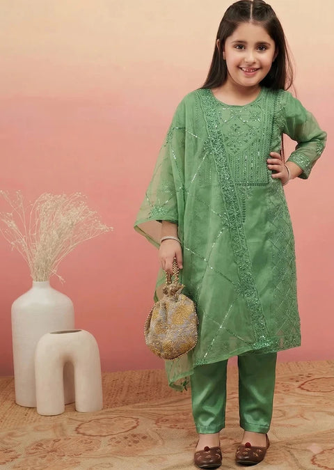 Mint Grace Kurta