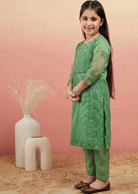 Mint Grace Kurta