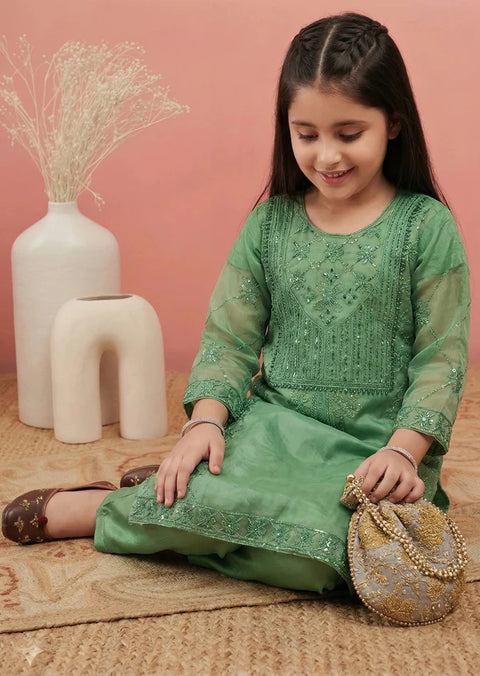 Mint Grace Kurta