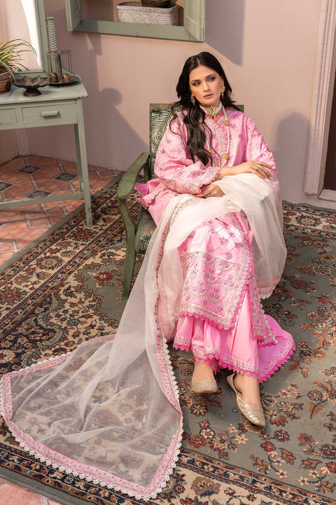ANNARA BEGUM - Zulekha 3 PC Unstitched/Stitched Embroidered Lawn Semi Formal Wear