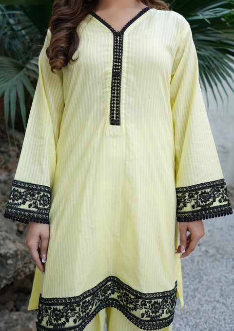 YoloPret - Stitched 2Pc Embroidered Infinity Lawn JASHAN-S25-0015