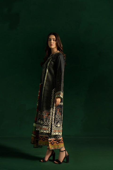 TUSHAAK - Retro Bella 3PC Stitched Casual Wear Dress