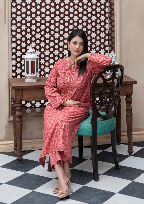 YoloPret - Stitched 2Pc Digital Printed Cotton Lawn JASHAN-S25-0068