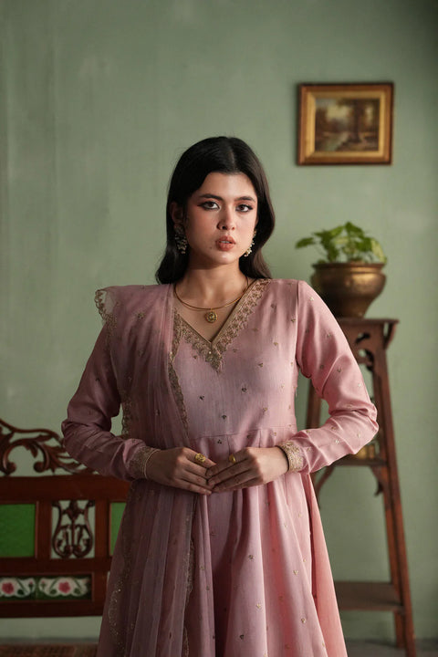 Jahaan - 3 PC Gul-mohar Semi Formal Dress