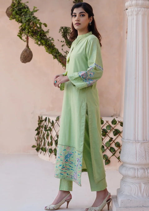 JASHAN- Stitched 2Pc Embroidered Intermix Lawn JASHAN-S25-0046