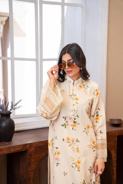 Eileen - 2pc Stiched D3-Pl Pakistani Dress