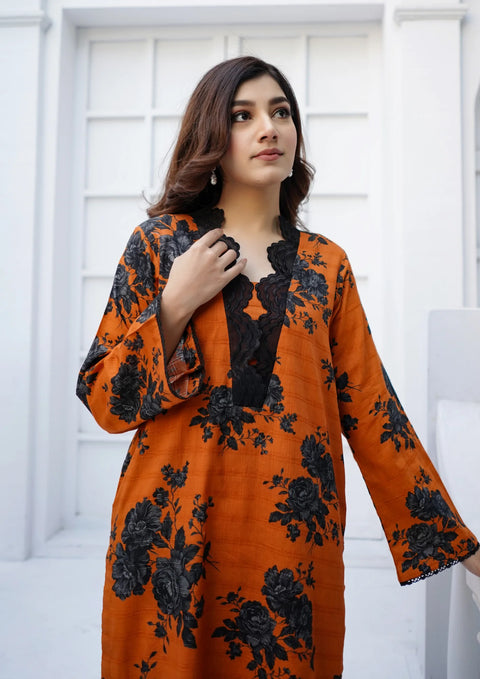 YoloPret - Stitched 2Pc Digital Print Lawn JASHAN-S25-0044