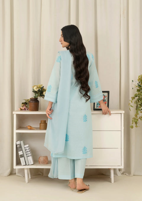 YoloPret - Stitched 3Pc Embroidered Lawn FATAH