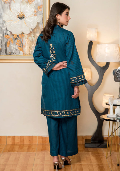 YoloPret - Stitched 2Pc Block Printed Infinity Lawn JASHAN-S25-0060
