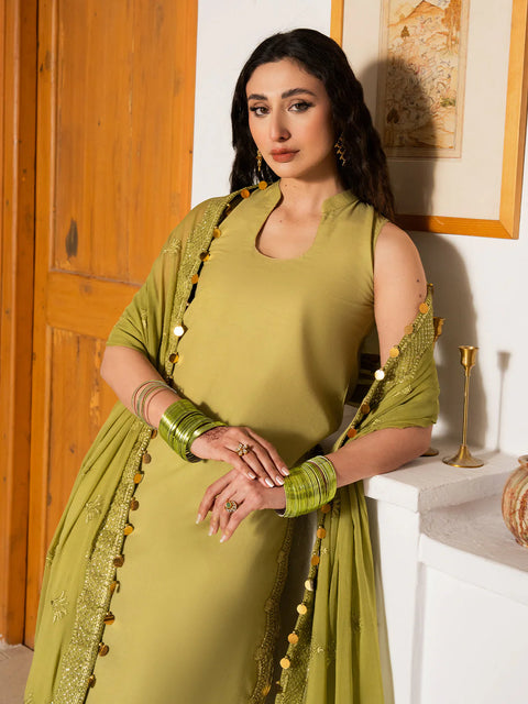 Faiza Faisal - 3 PC Stitched Miraaj Pakistani Formal Dress
