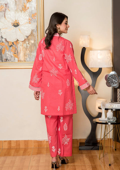 YoloPret - Stitched 2Pc Block Printed Infinity Lawn JASHAN-S25-0067