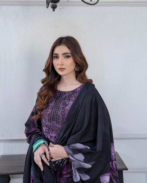 Eileen - Pret D2-Wp24 3PC Slub khaddar Pakistani Dress