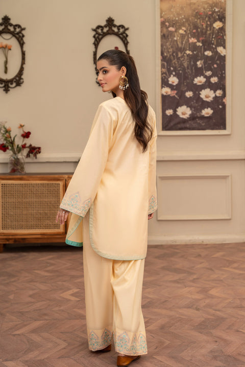 ANNARA BEGUM - Haneen 2 PC Stitched Embroidered Lawn Semi Formal Wear