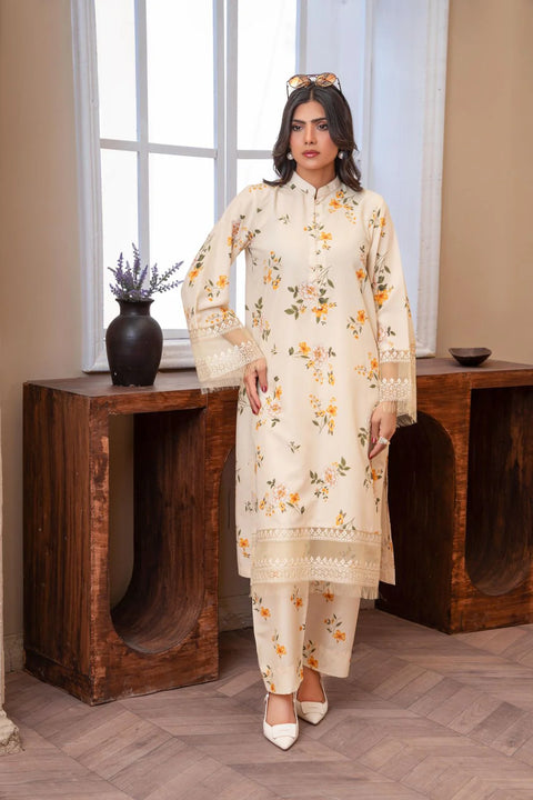 Eileen - 2pc Stiched D3-Pl Pakistani Dress