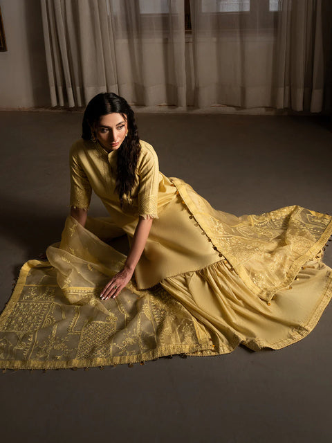 Faiza Faisal - 3 PC Stitched Mina Pakistani Formal Dress