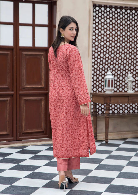 YoloPret - Stitched 2Pc Digital Printed Cotton Lawn JASHAN-S25-0068