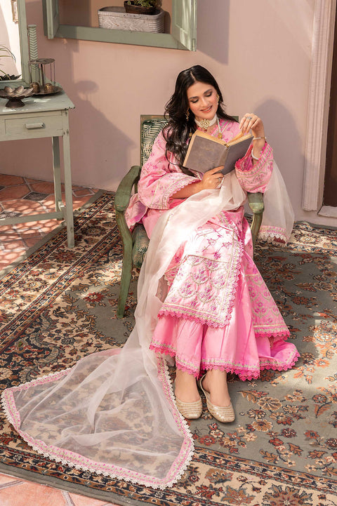 ANNARA BEGUM - Zulekha 3 PC Unstitched/Stitched Embroidered Lawn Semi Formal Wear