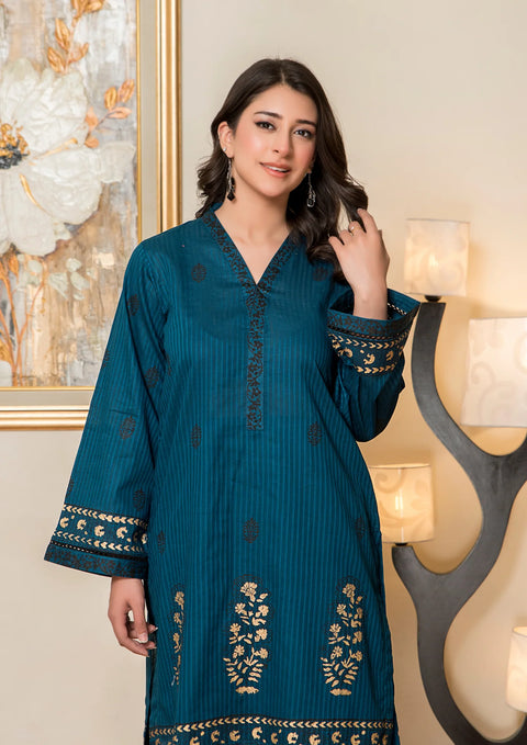 YoloPret - Stitched 2Pc Block Printed Infinity Lawn JASHAN-S25-0060