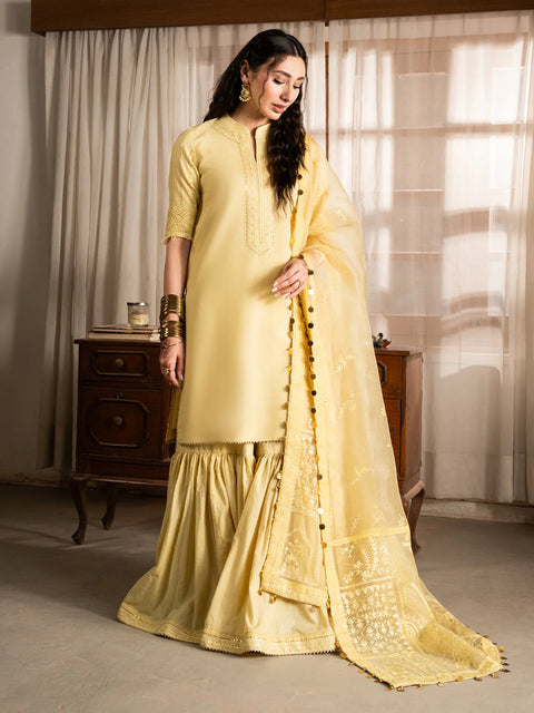 Faiza Faisal - 3 PC Stitched Mina Pakistani Formal Dress