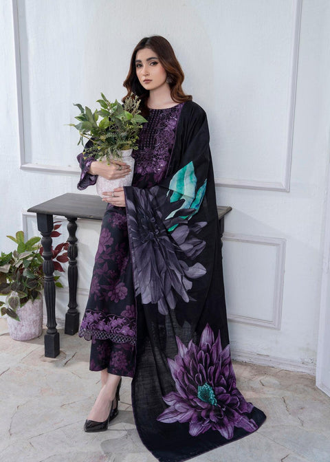 Eileen - Pret D2-Wp24 3PC Slub khaddar Pakistani Dress