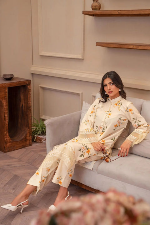 Eileen - 2pc Stiched D3-Pl Pakistani Dress