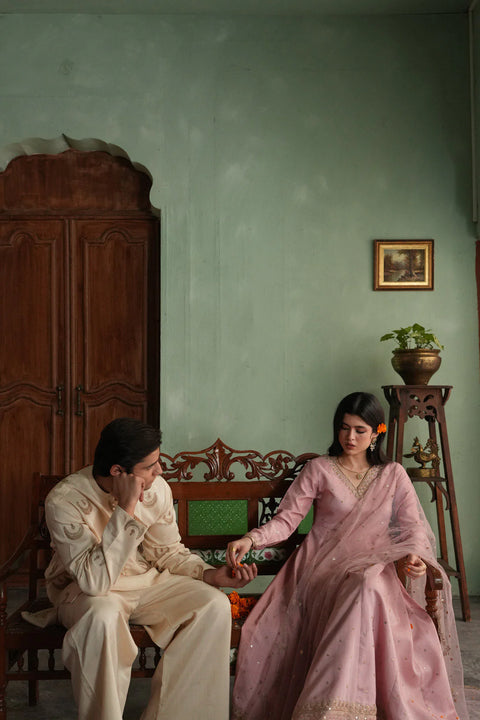 Jahaan - 3 PC Gul-mohar Semi Formal Dress