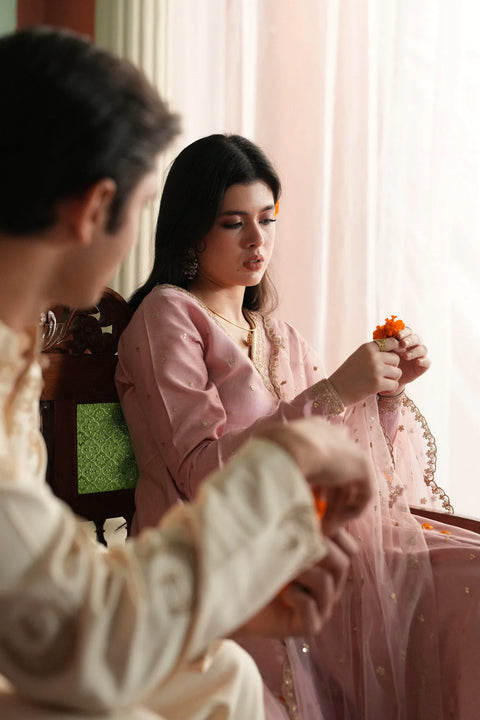 Jahaan - 3 PC Gul-mohar Semi Formal Dress