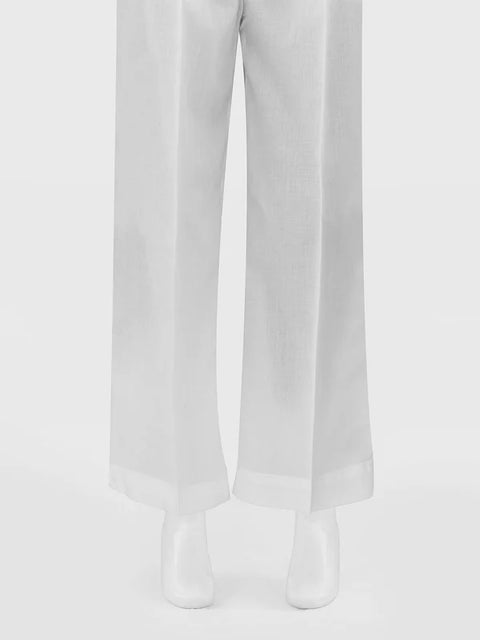 Girls' Off White Dyed Cambric Trouser - OGSP-2411034-1