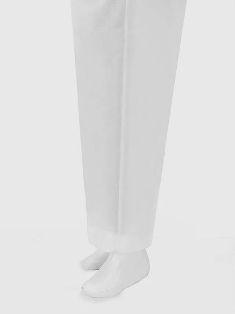 Girls' Off White Dyed Cambric Trouser - OGSP-2411034-1