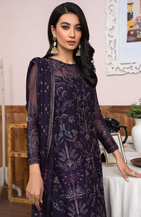 Meeral by Zarif Stitched Luxury Formal 3 Piece Suit ZLM-05 SCARLETT