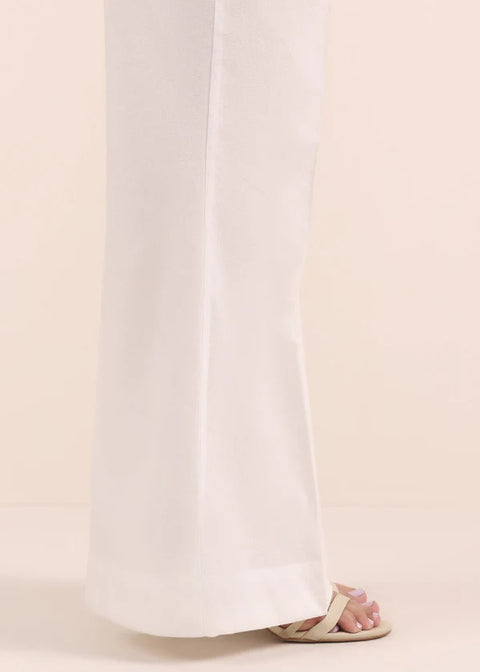White Bell Bottom Non See - Trh. Pc
